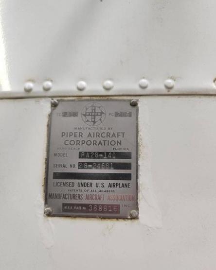 1968 Piper Cherokee 140 RAM Photo 2