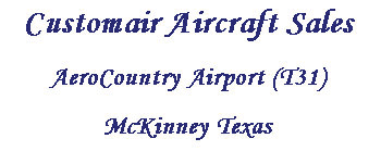 Customair Aircraft Sales