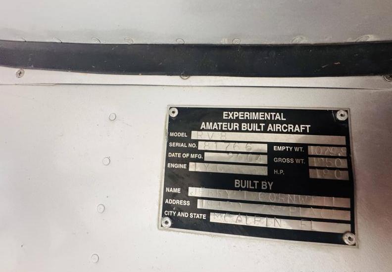 2004 Vans RV-8 Photo 7