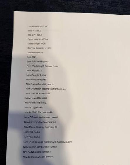 1974 Maule M5-220C Photo 2