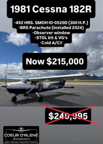 1981 CESSNA 182R for sale - AircraftDealer.com