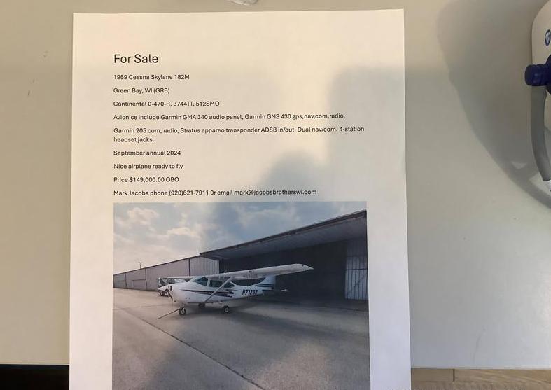 1969 Cessna 182M Photo 6