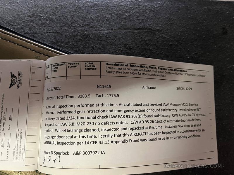 1982 MOONEY M20J 201 Photo 6