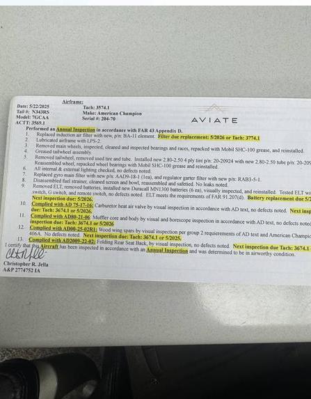 American Champion 7GCAA Photo 3