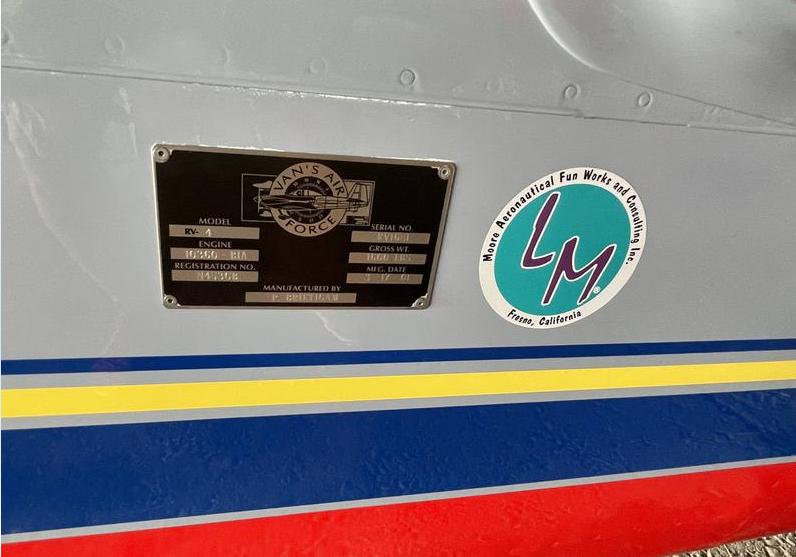 2001 Vans RV-4 Photo 3